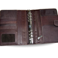 lederen organiser A5 Label25