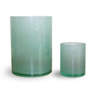 groene glazen waxinelicht houders Label25