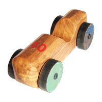 houten race auto van sloophout Label25