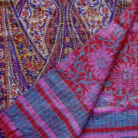 zijden sjaal van sari's Label25 detail