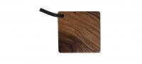 snijplank van acacia hout met hengsel label25