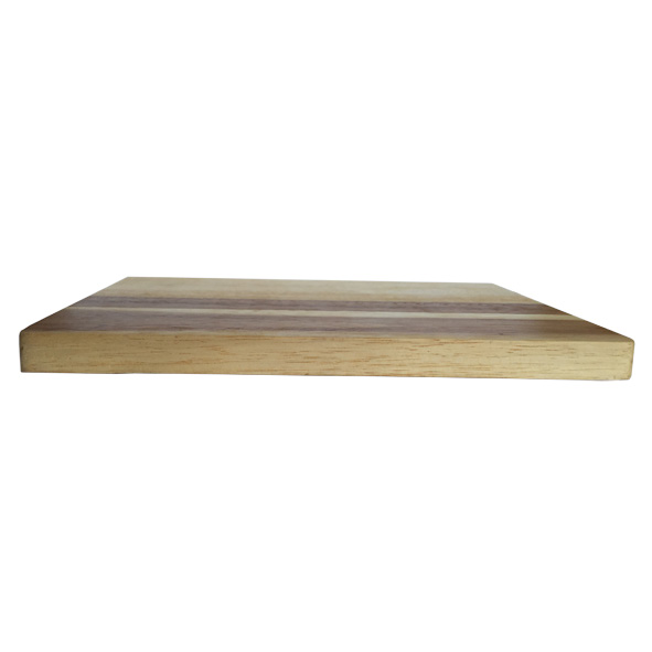rechthoekige snijplank van acacia hout label25