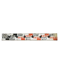 kapstok landmeter met 6 haken Label25